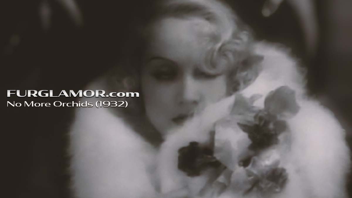Furs in Film – No More Orchids (1932)