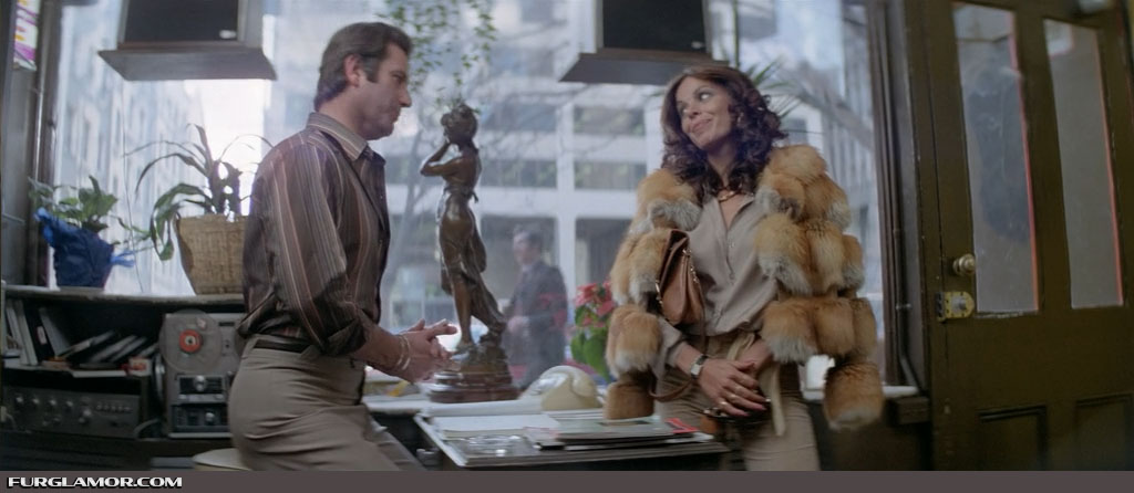 Chantal Contouri in A Red Fox Fur Jacket - Snapshot 1979